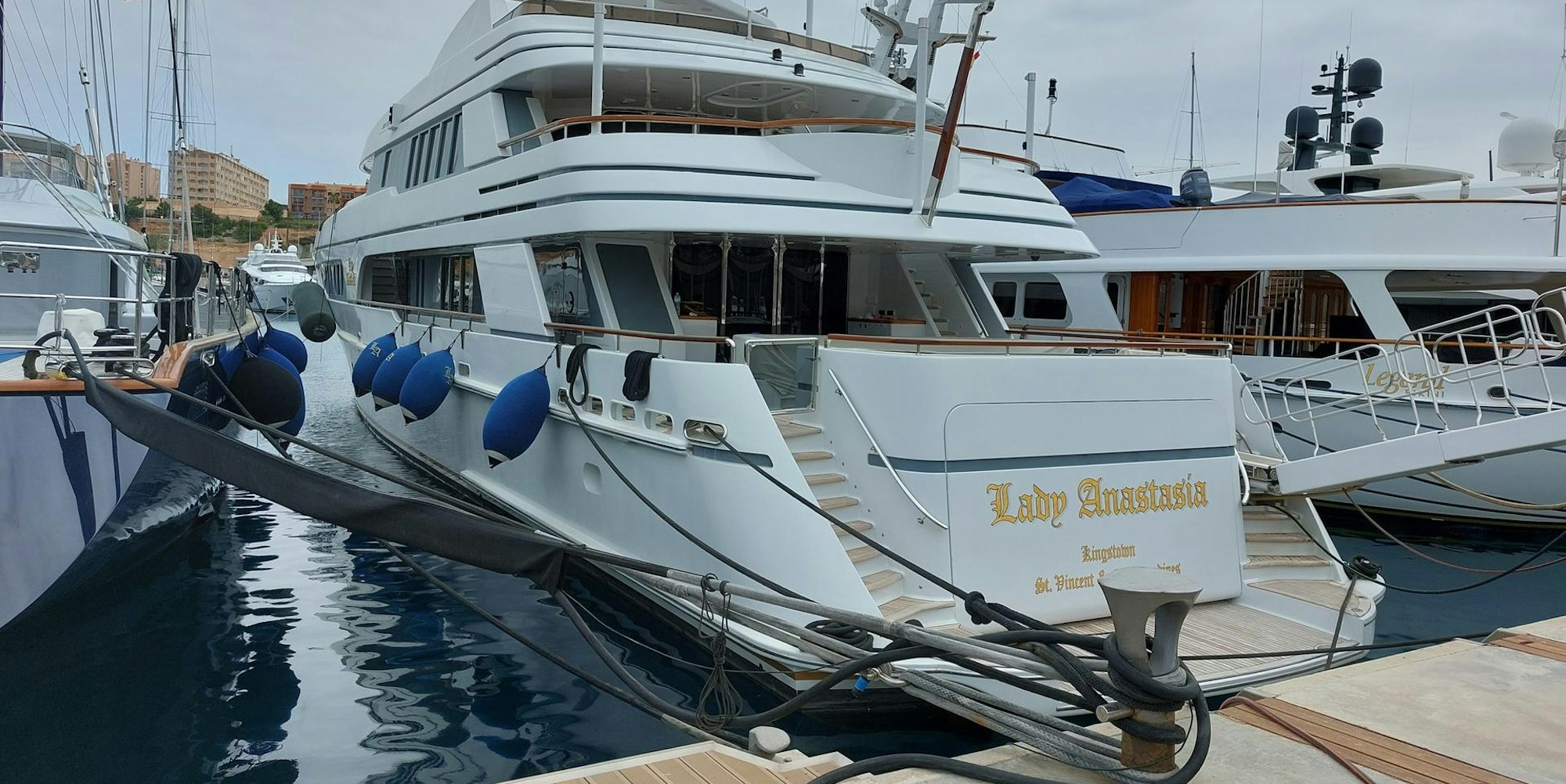 Russische Jacht Mallorca 280222