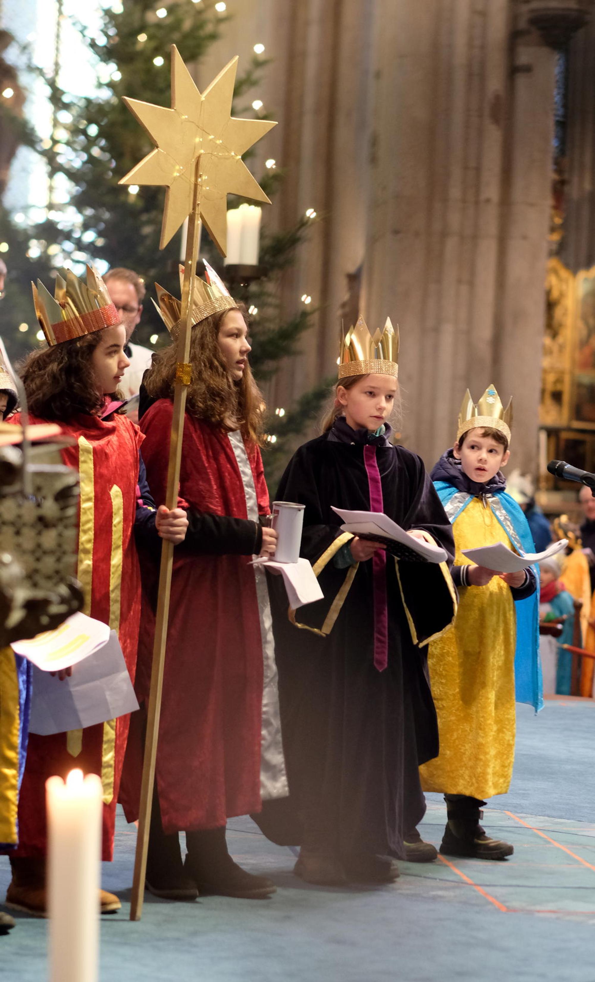 Sternsinger im Kölner Dom 171228