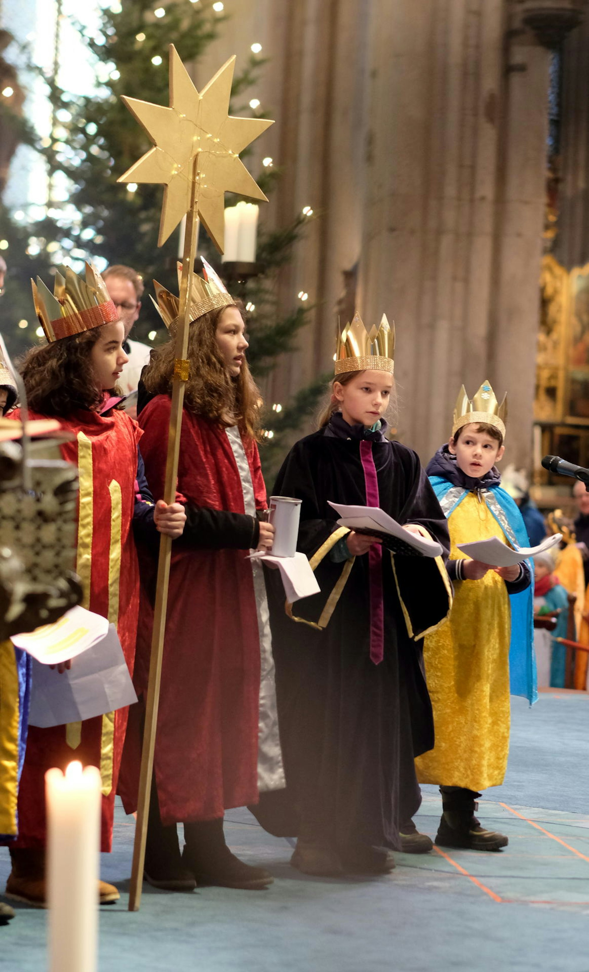Sternsinger im Kölner Dom 171228