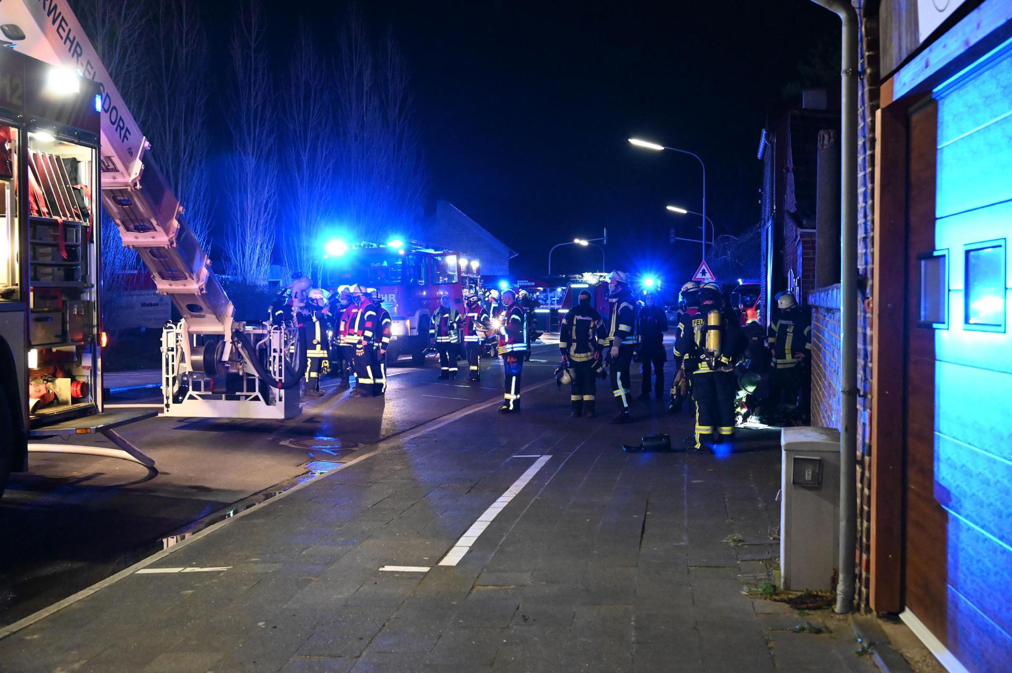 Dachstuhlbrand Elsdorf