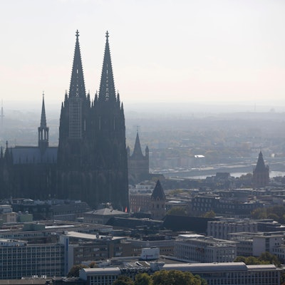 Kölner Dom Luftbild