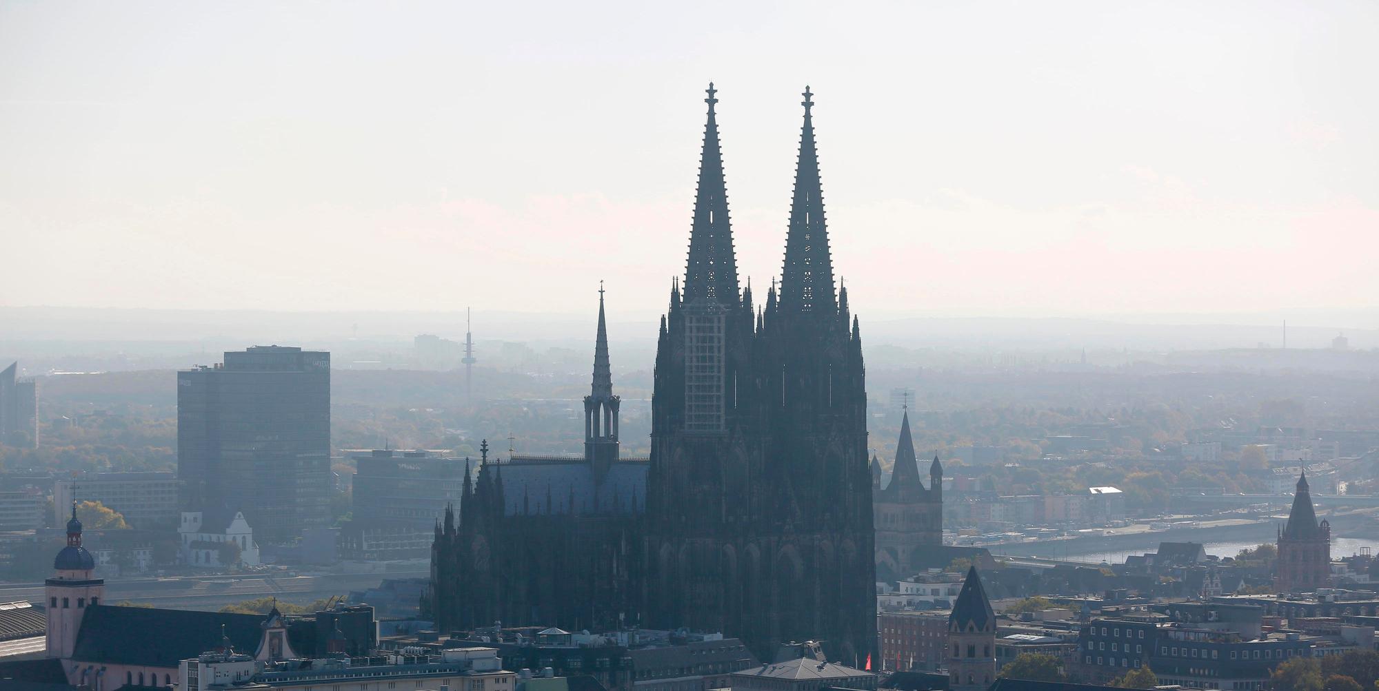 Kölner Dom Luftbild