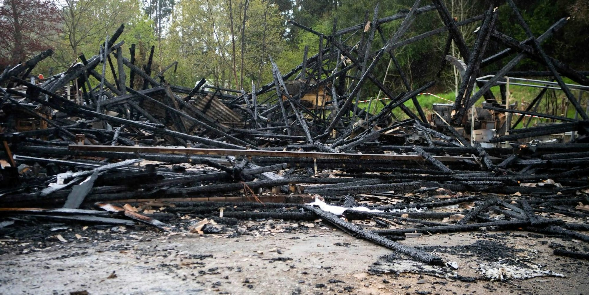 Nettersheim Lagerhalle -brand