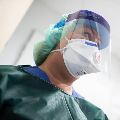 Atemschutzmaske Symbolbild