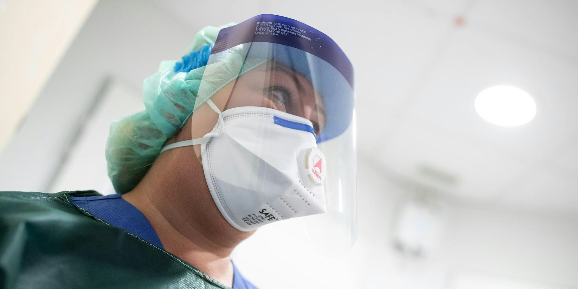 Atemschutzmaske Symbolbild