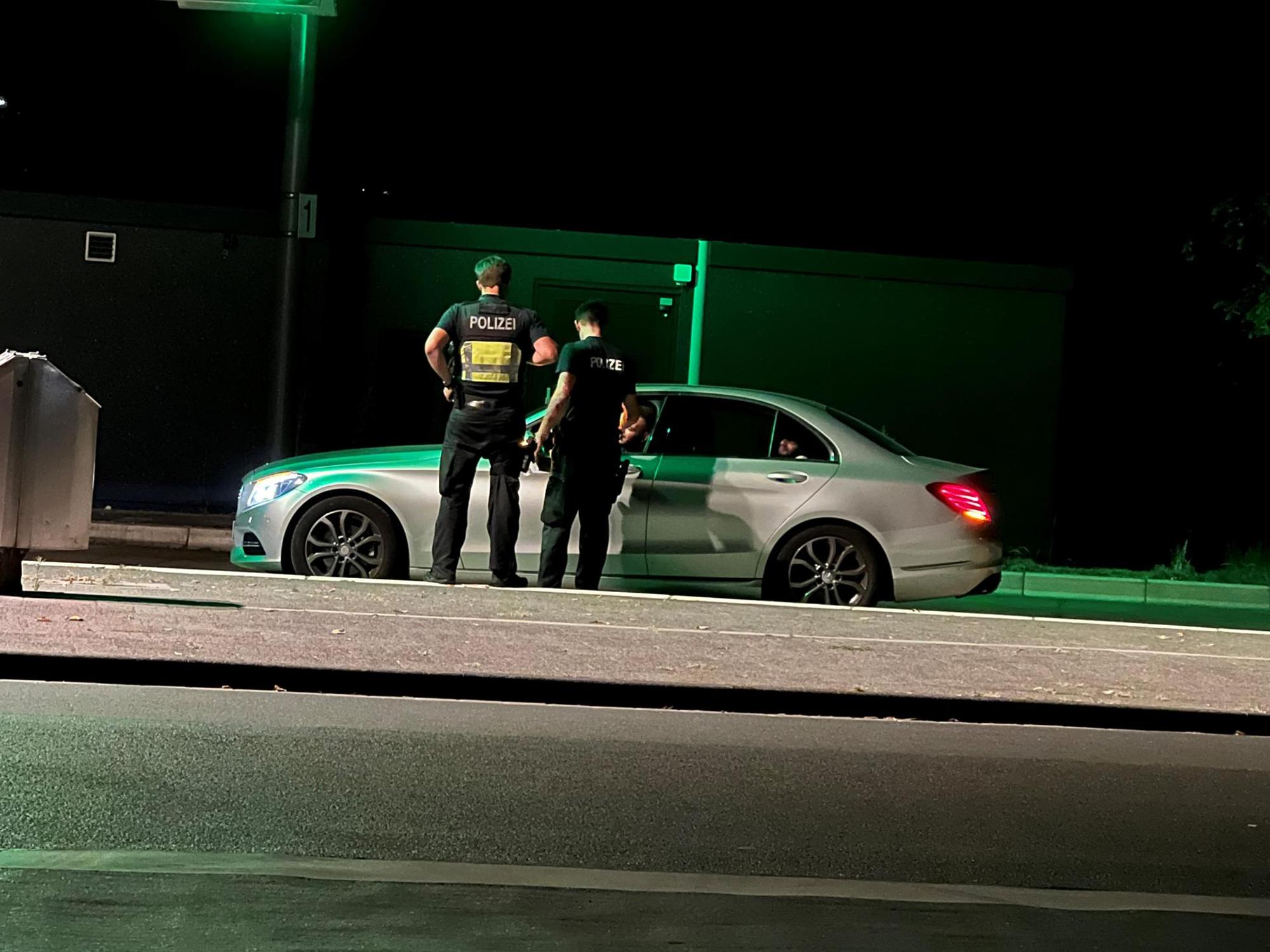 Polizeikontrolle Alfred-Schütte-Allee