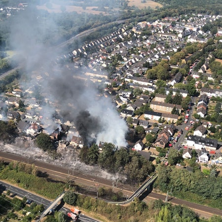 Luftaufnahme Brand Siegburg 2