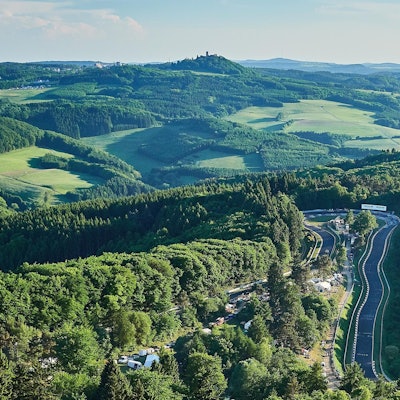 Grüne Hölle Luftaufnahme