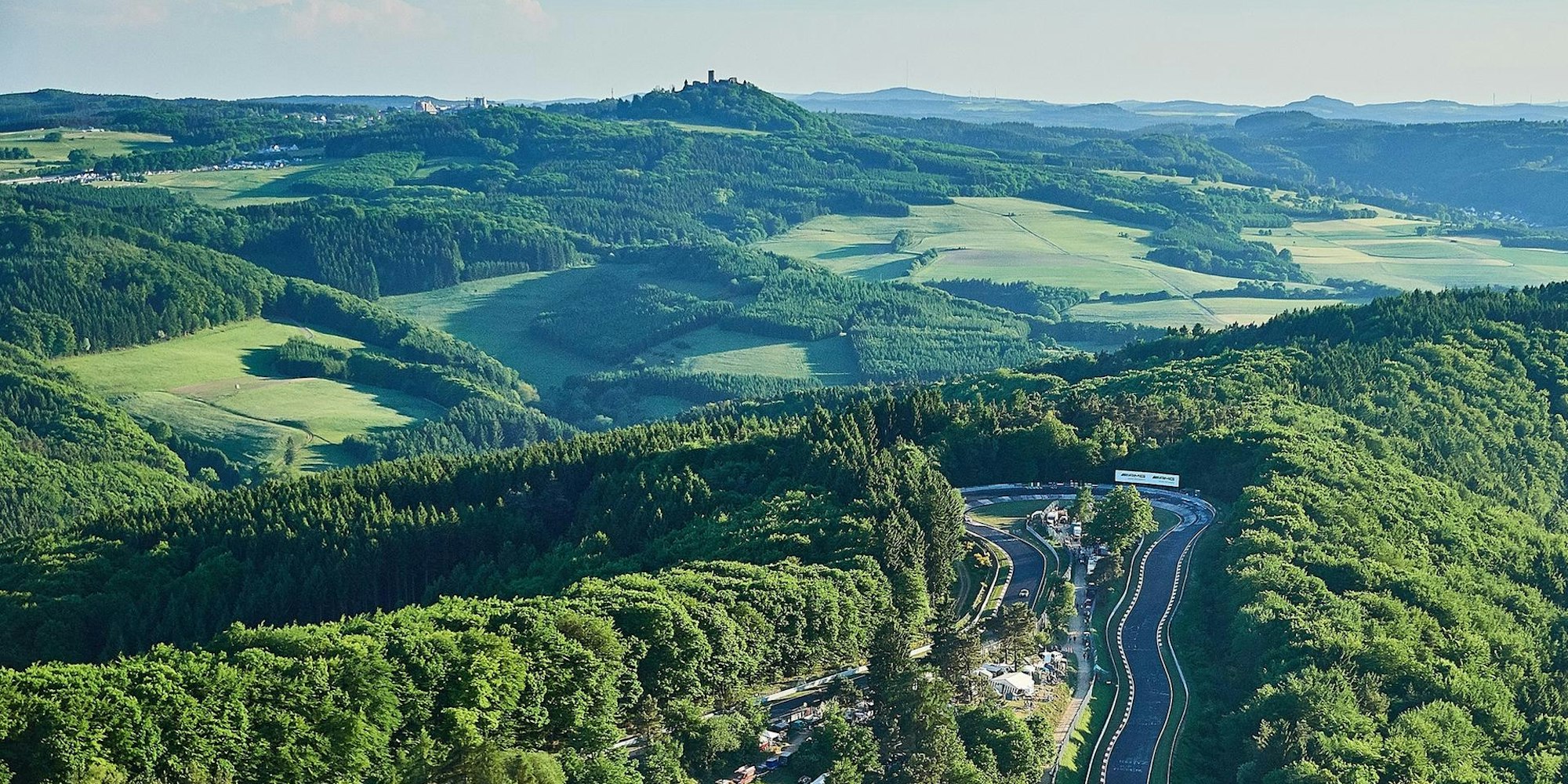 Grüne Hölle Luftaufnahme