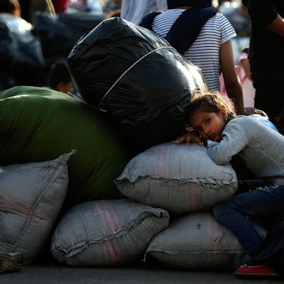 Flüchtlingskinder in Griechenland