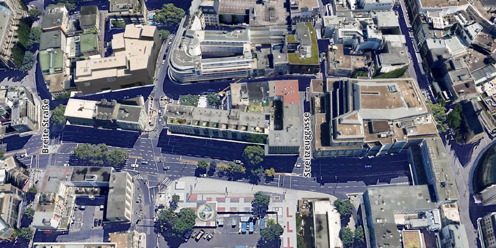 Google Earth Radwege City