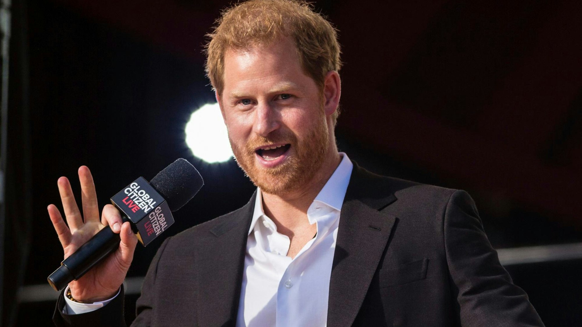 Prinz Harry bei einem öffentlichen Auftritt.