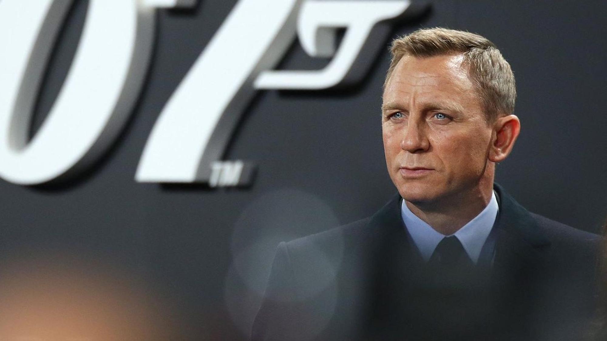 Daniel Craig auf einer James Bond-Premiere.