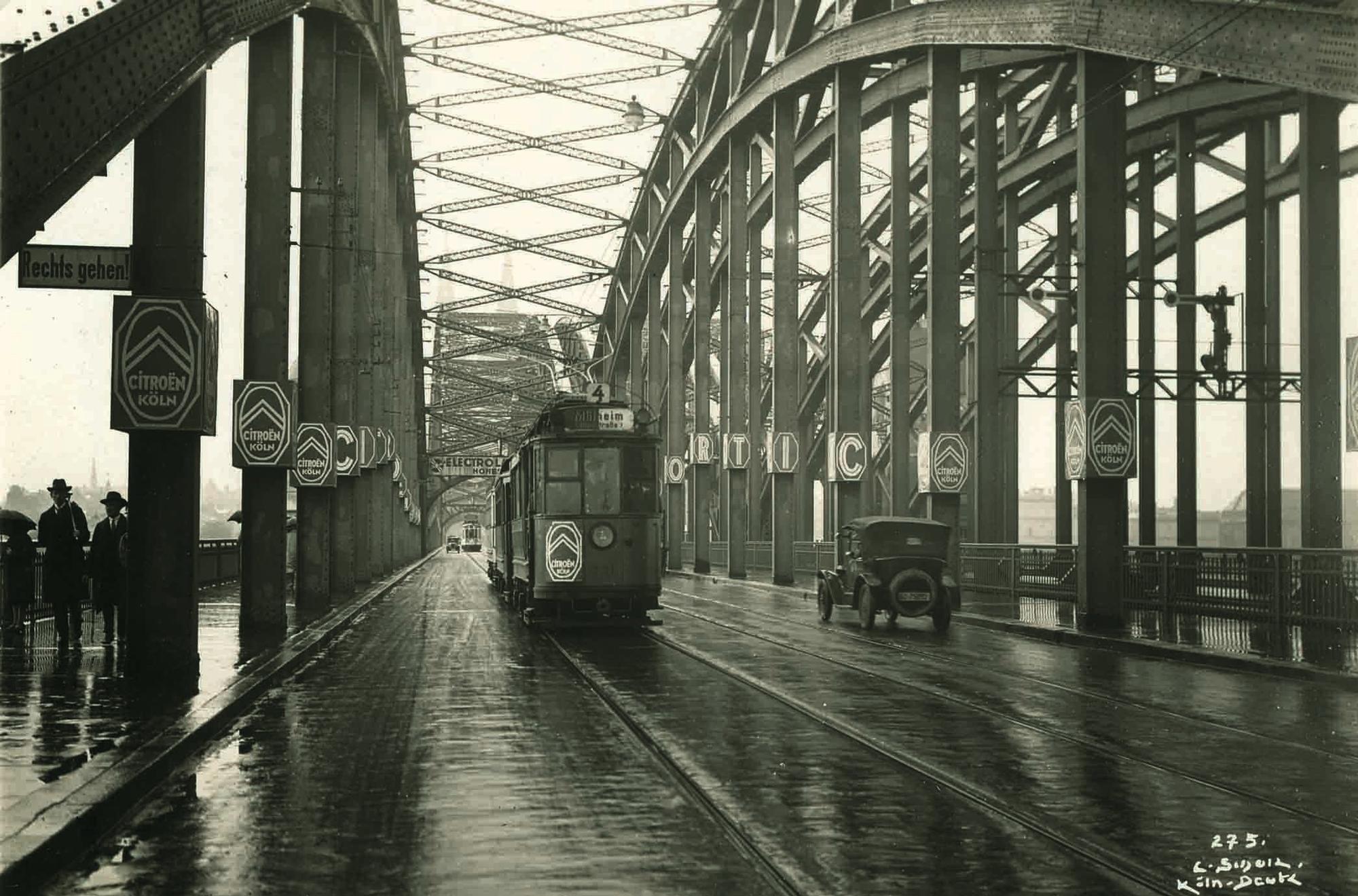Verdamplangher Hohenzollernbrücke