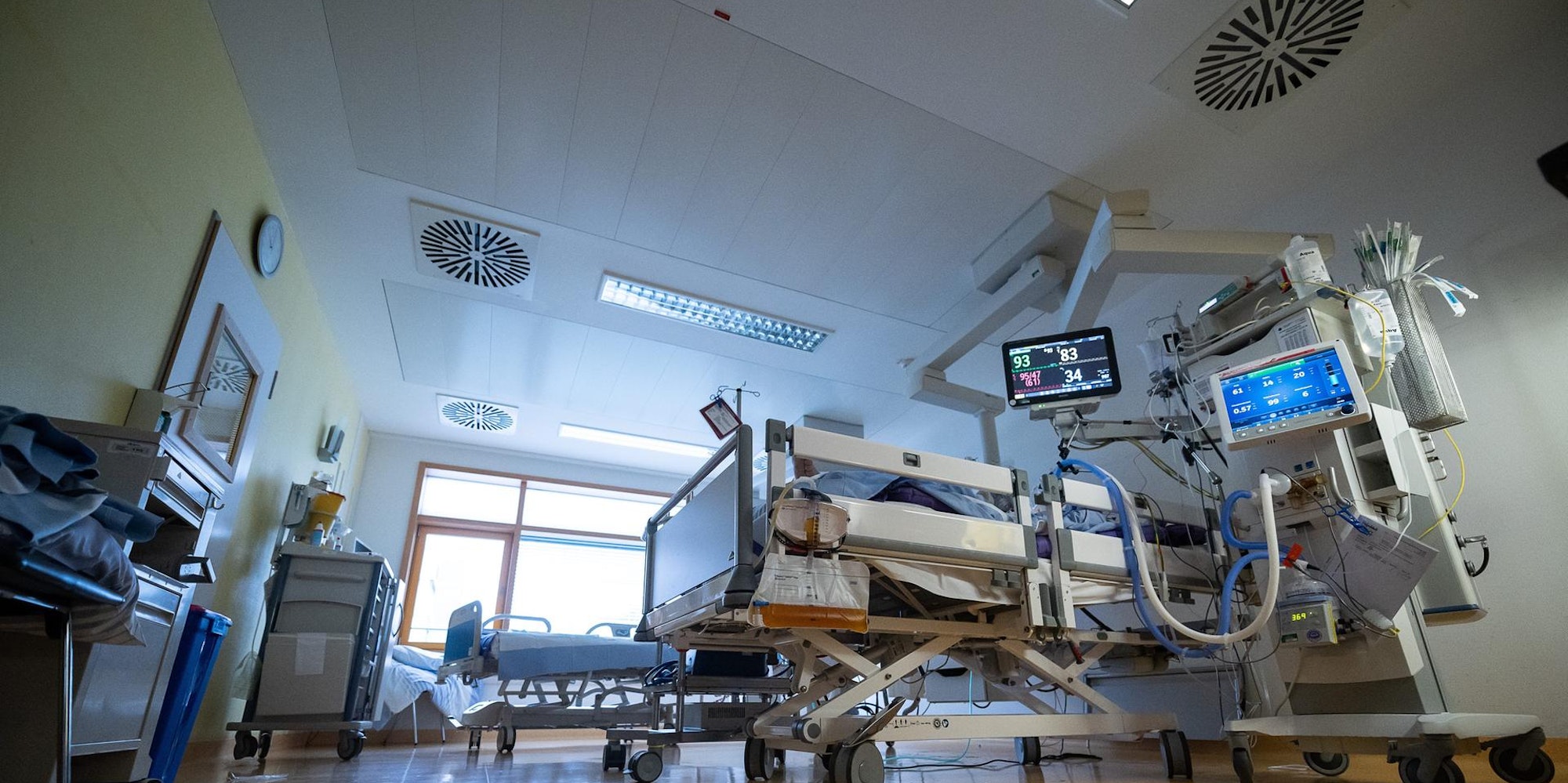 Krankenhaus Grieche stirbt