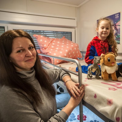 LEV-Geflüchteten-Container