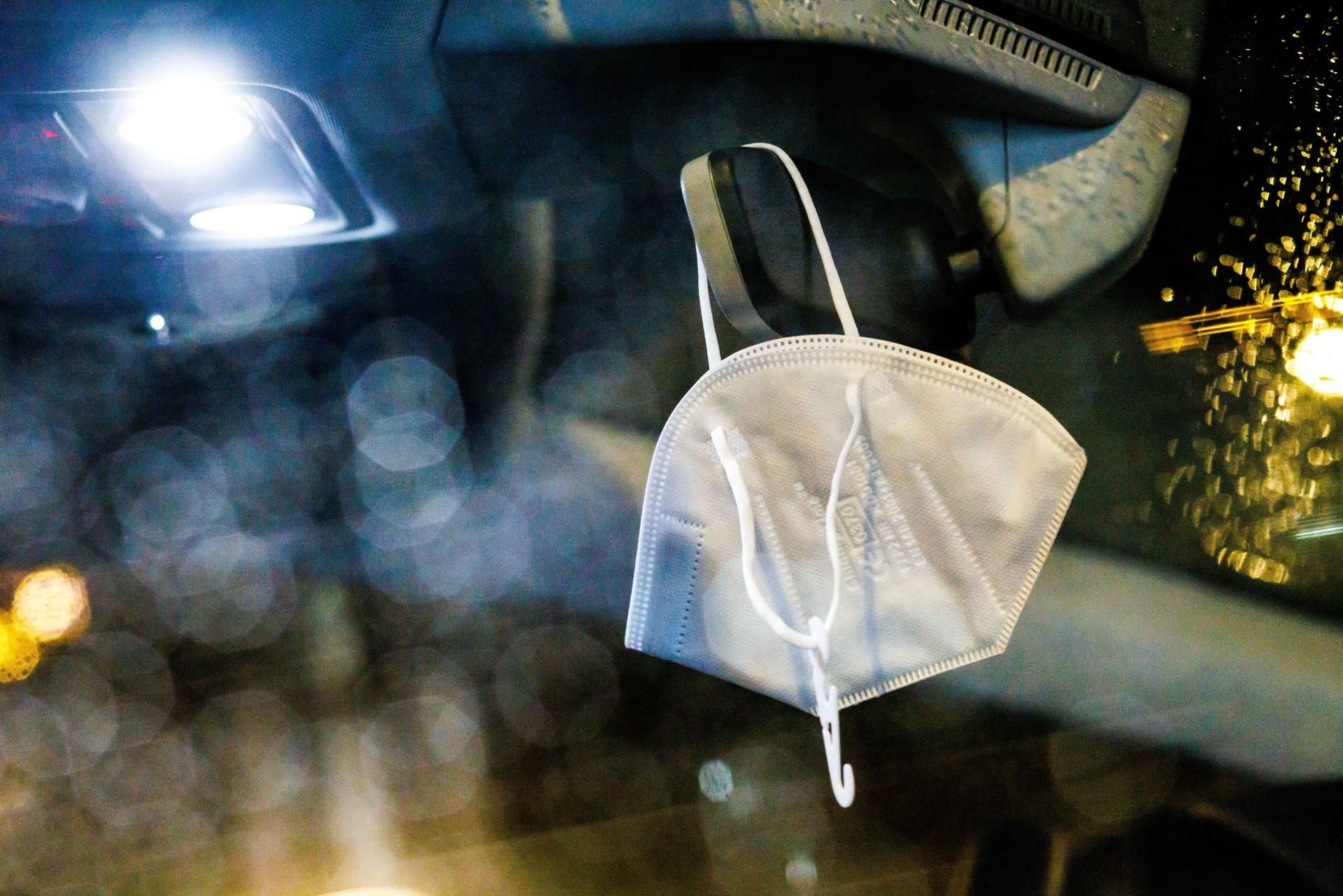 Maske im Auto 190122