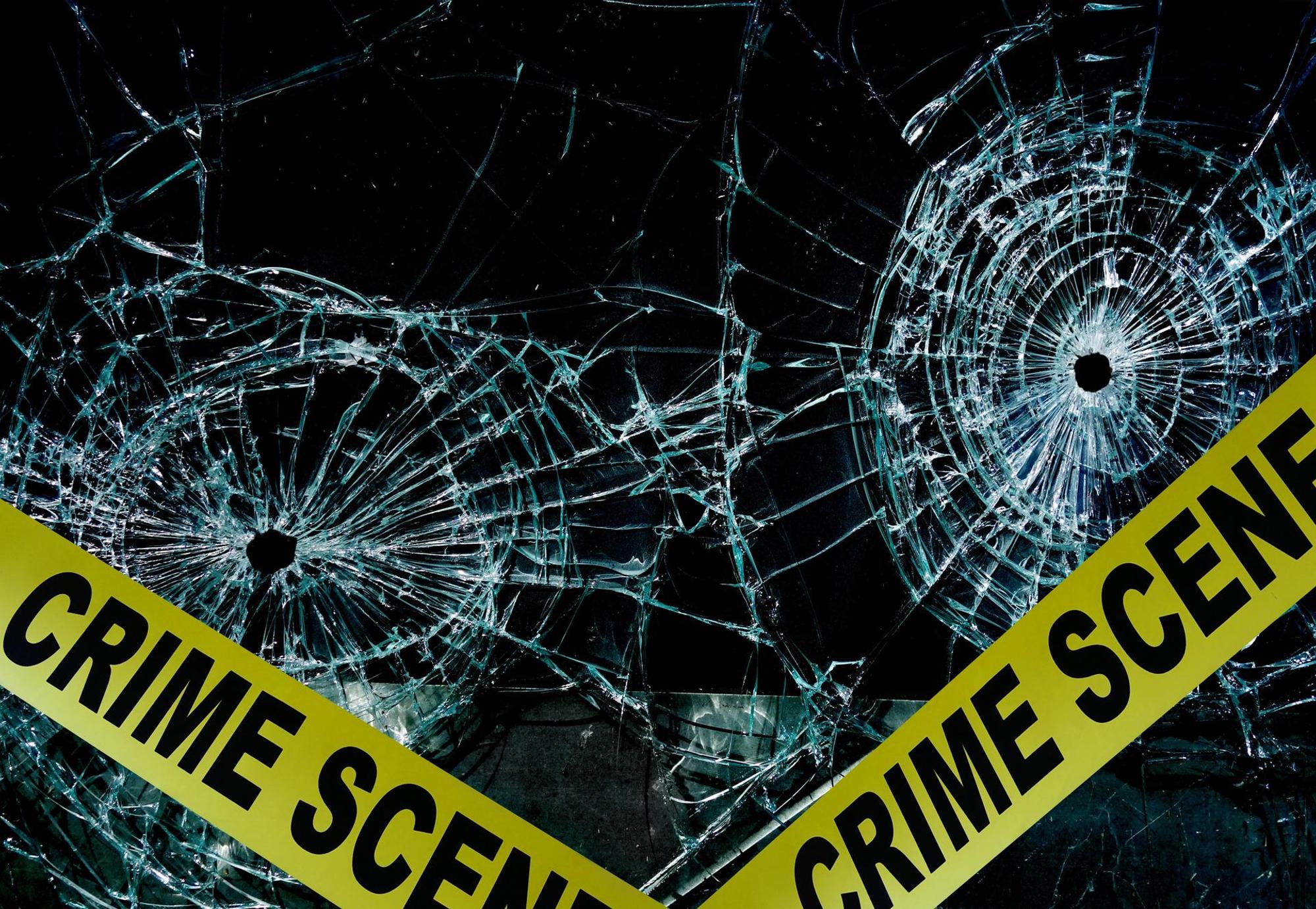 Crime Scene Einschusslöcher
