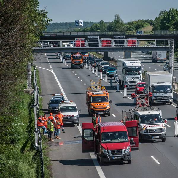 Open Grid Baustelle A3 Gasleitung