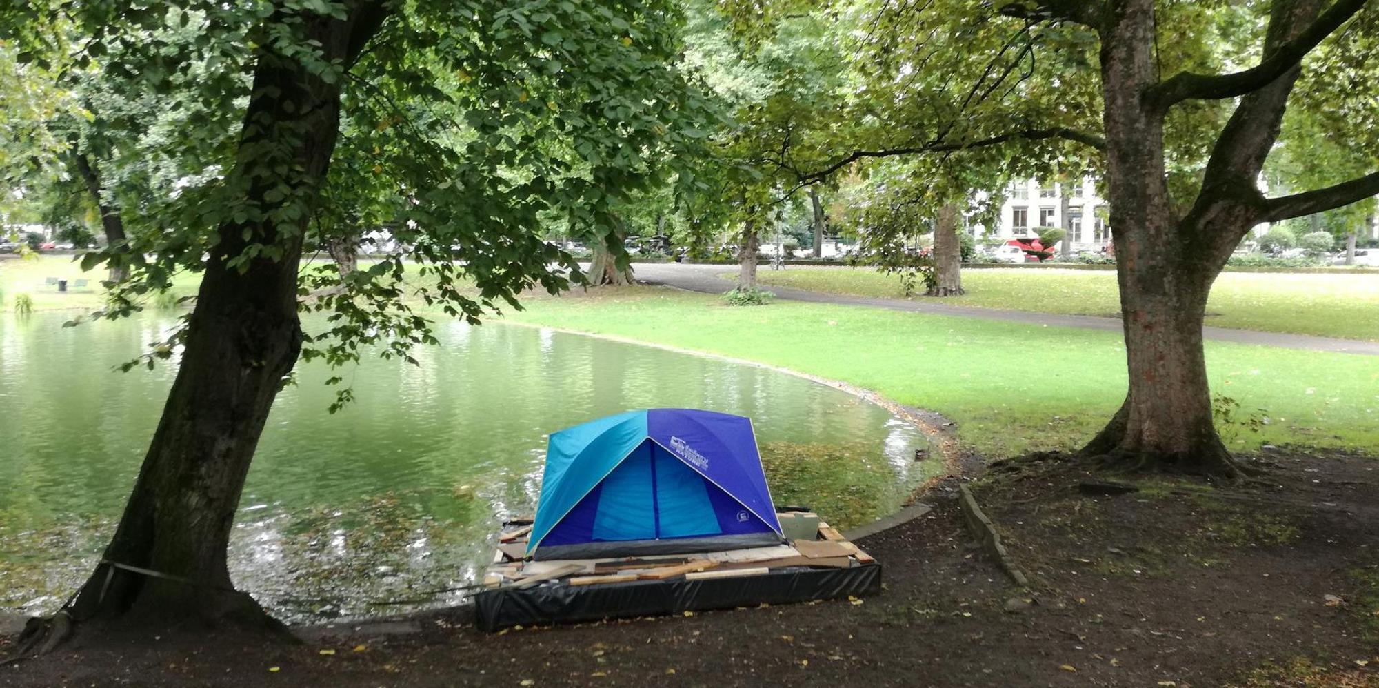 Blaues Zelt Ebertplatz