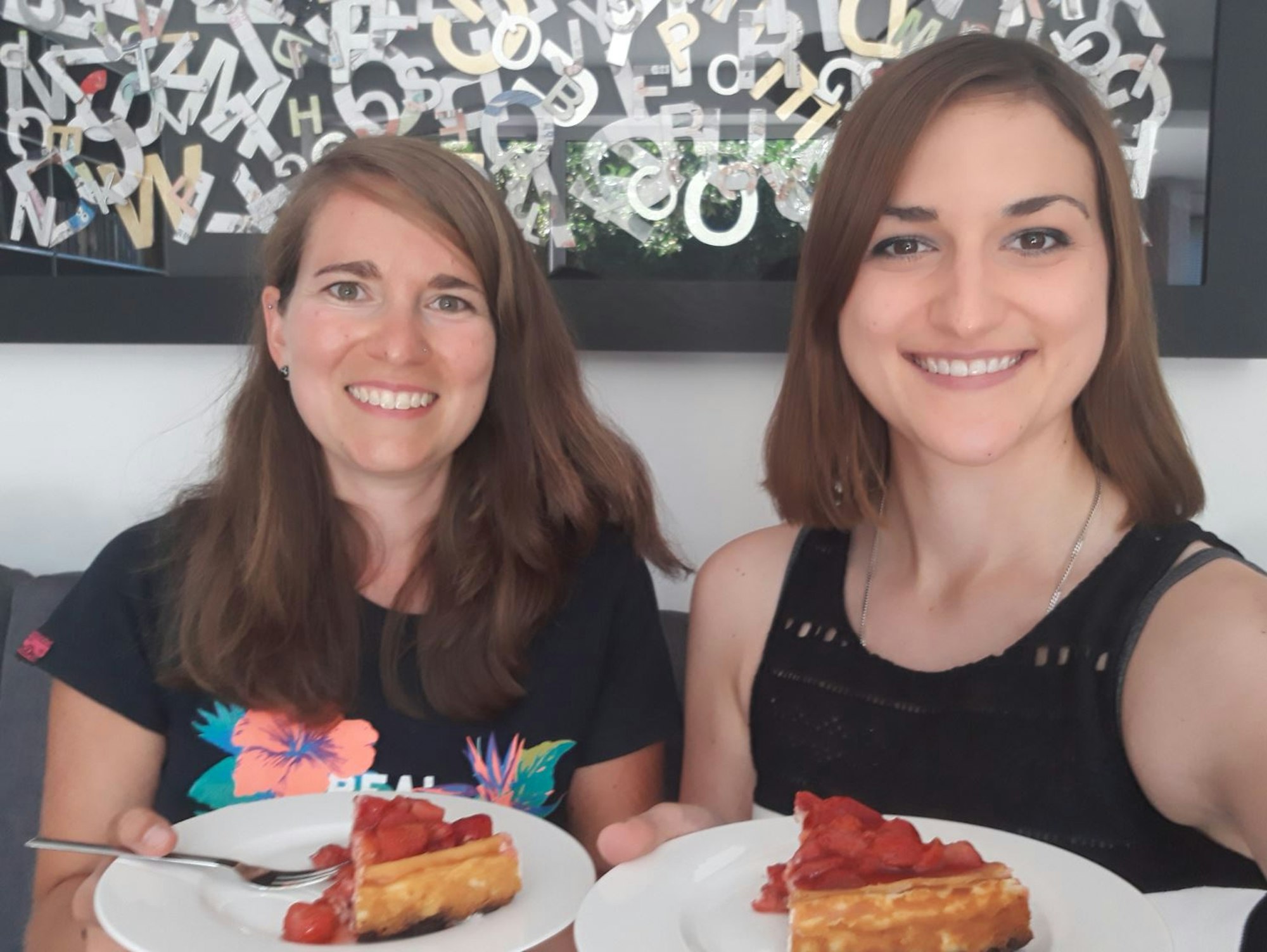 JessicaLambertz_LauraWenzel Podcast-Aufzeichnung Sport