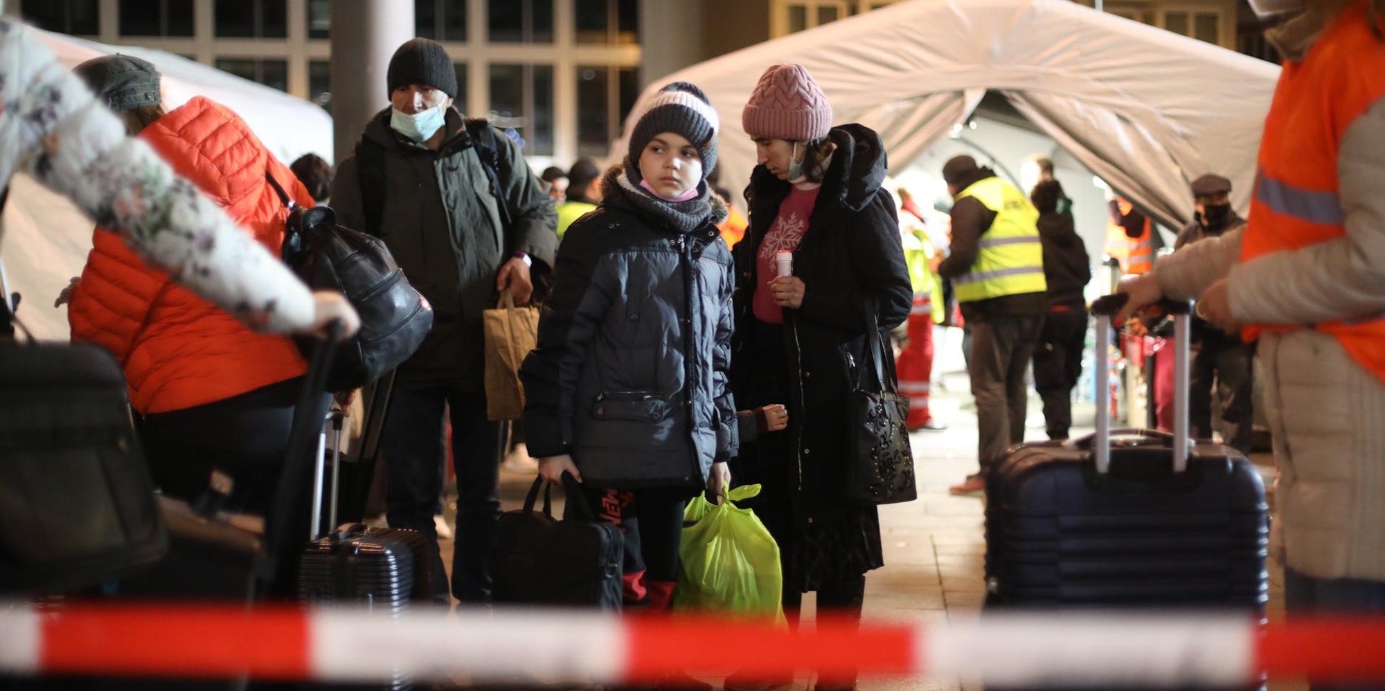 Geflüchtete Breslauer Platz