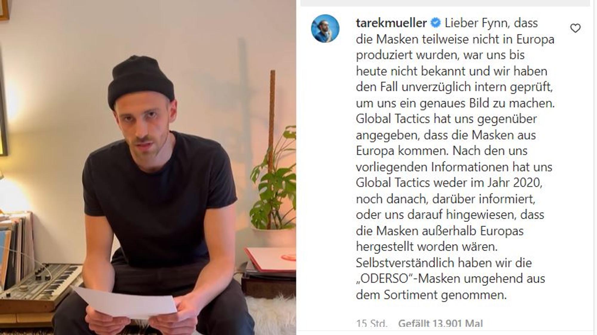 Müller zu Kliemann Insta Screenshot