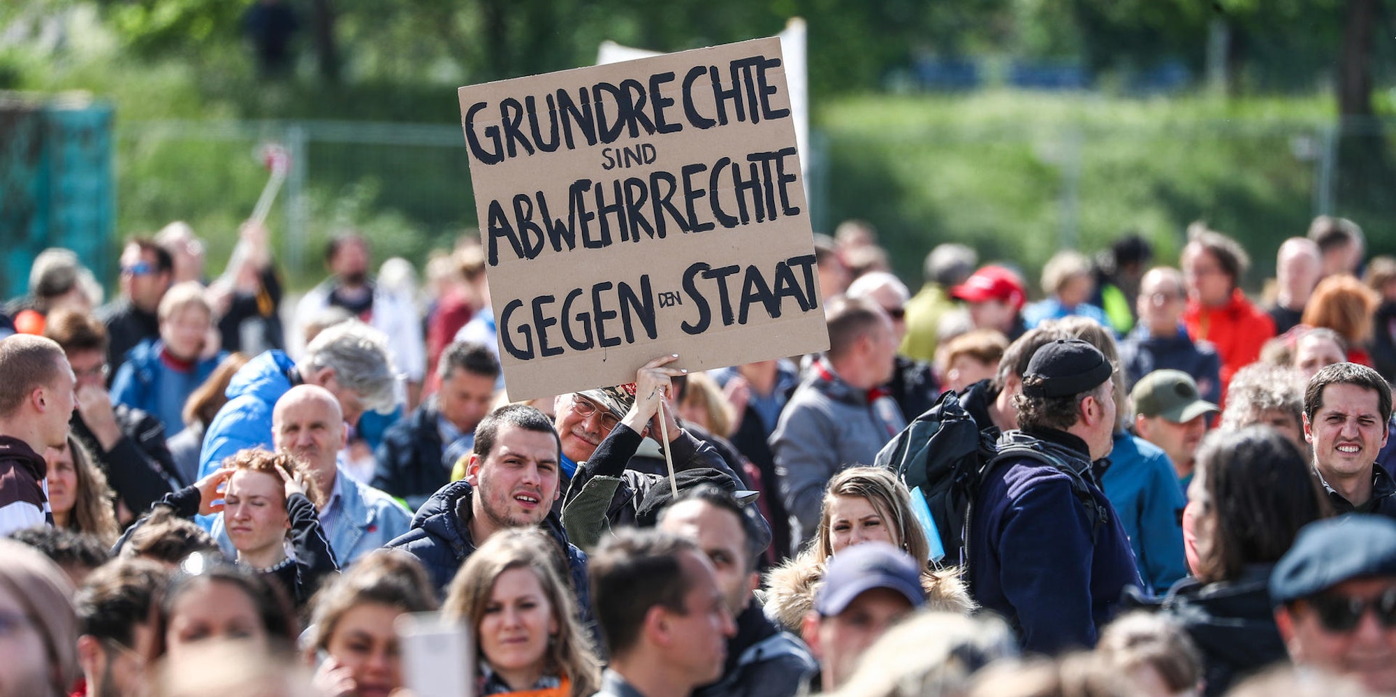 Querdenken Stuttgart 2.5.2020