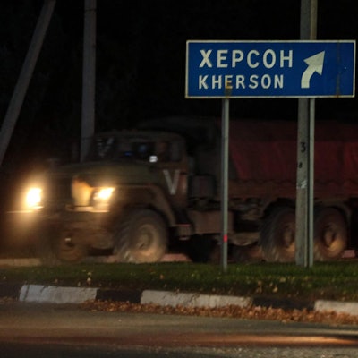 Cherson Straßenschild