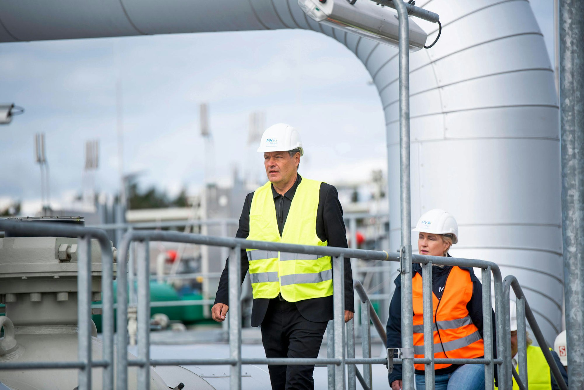 Habeck an Nord Stream IMAGO