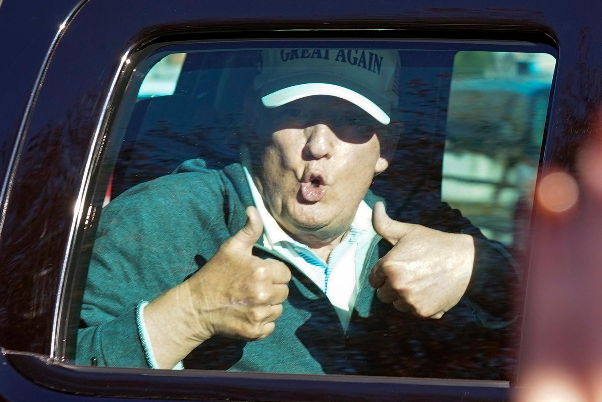 Trump Golfen