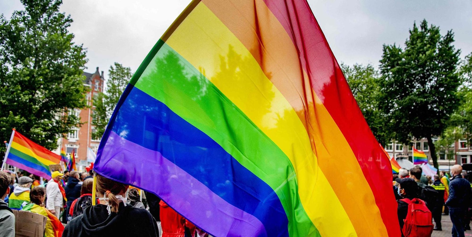 Regenbogen Flagge 040721
