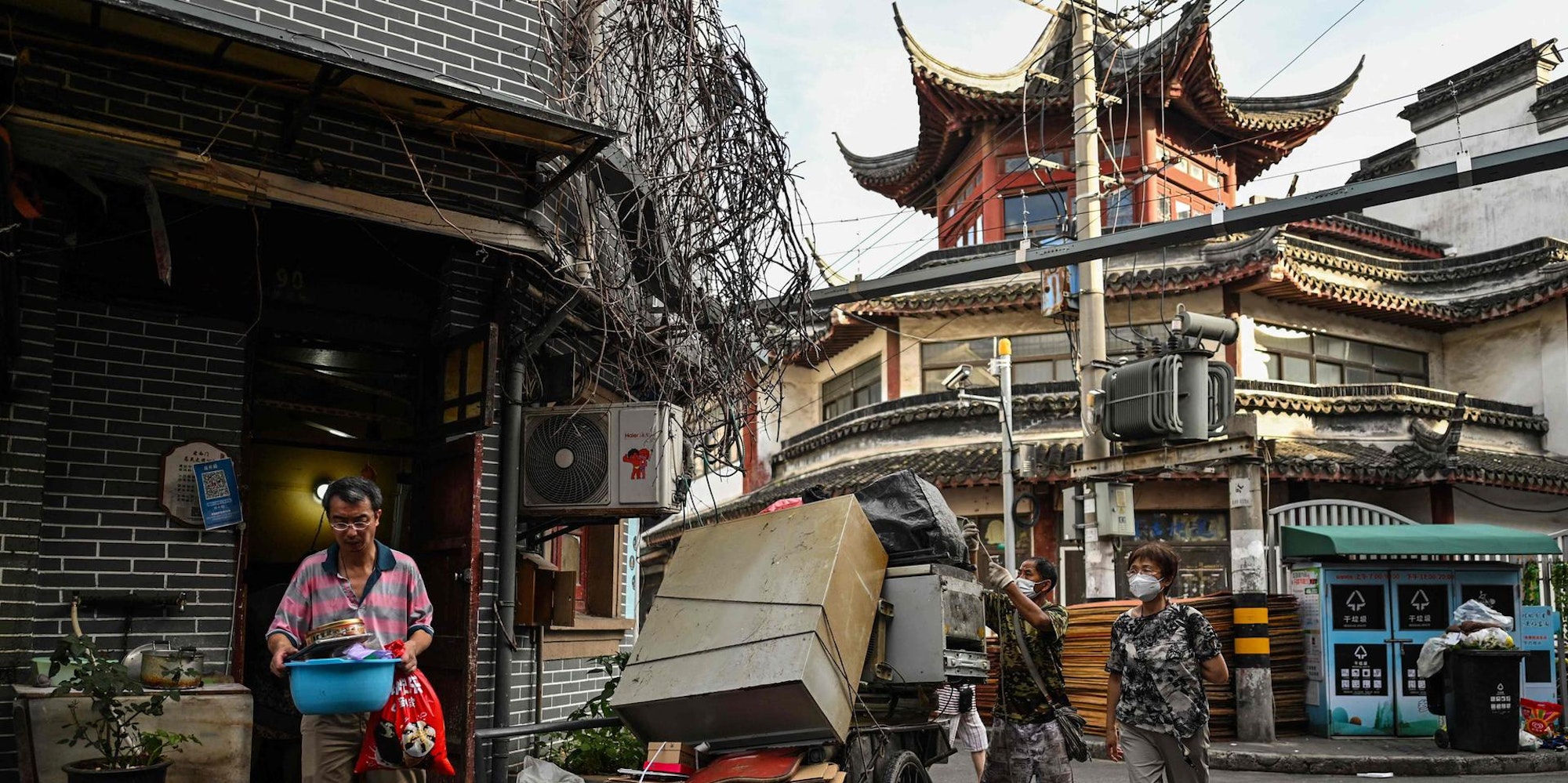 China Messerangriff Kindergarten