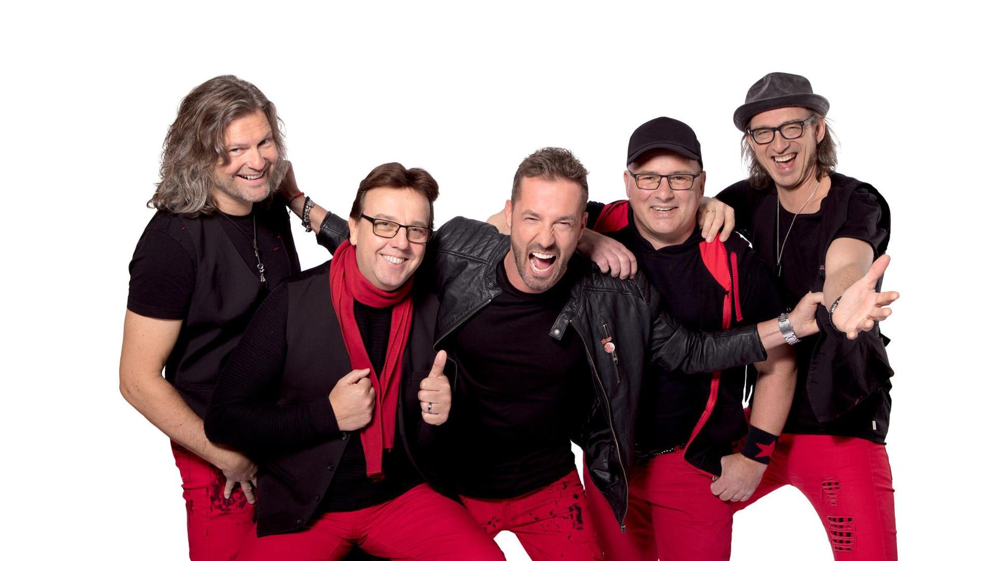 Die Räuber mit ihrem neuen Frontmann Sven West.