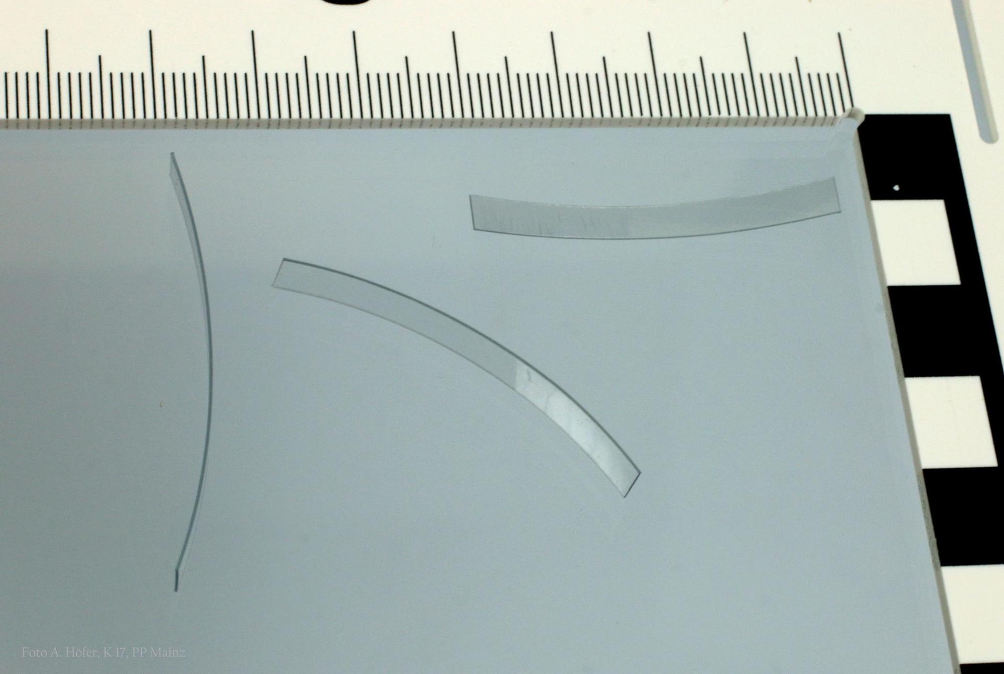 Plastikstreifen Einbruch
