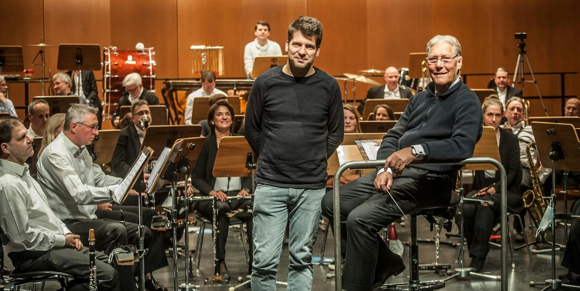 Bayer-Blasorchester Abschied Pierre Kuijpers Tobias Schütte