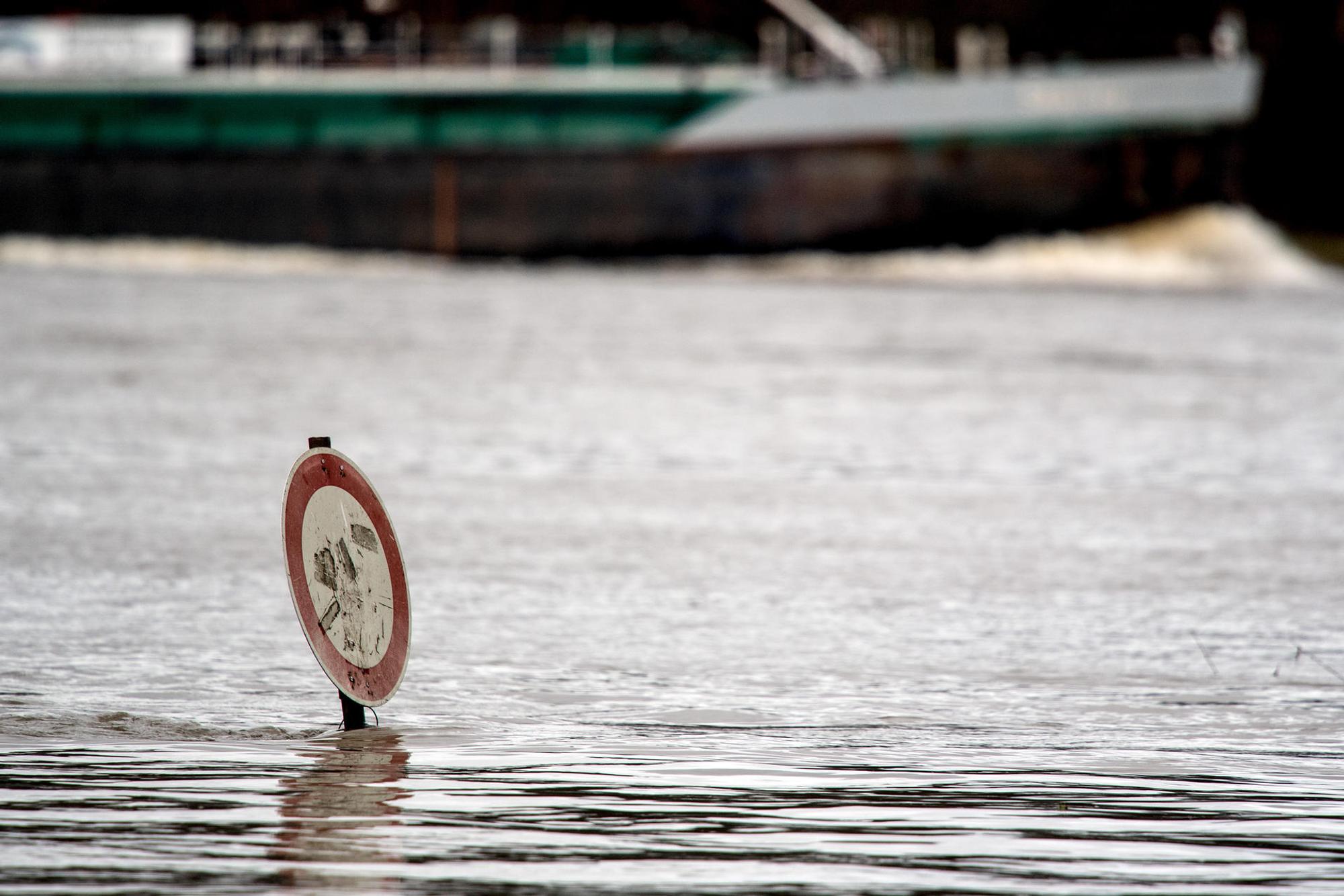 Hochwasser Köln 240118