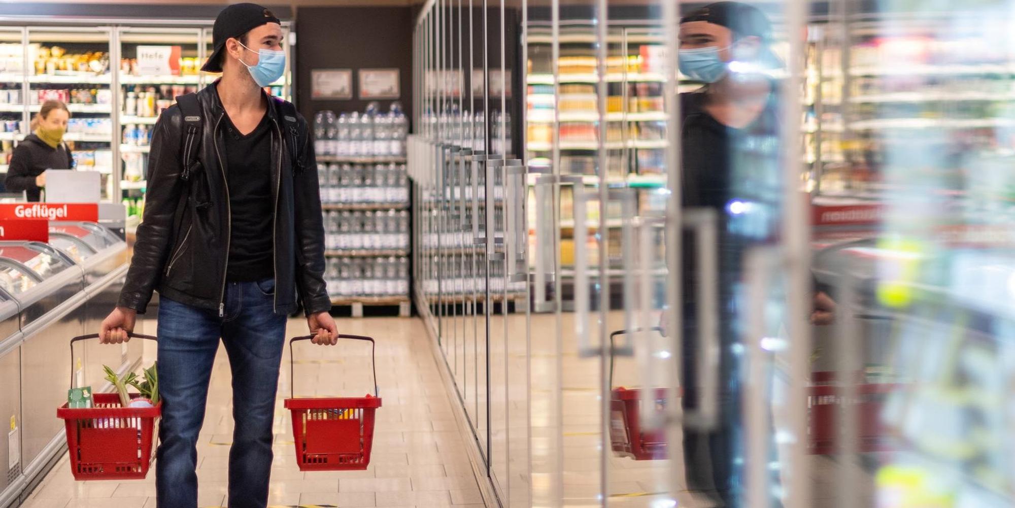 Maskenpflicht Supermarkt 2