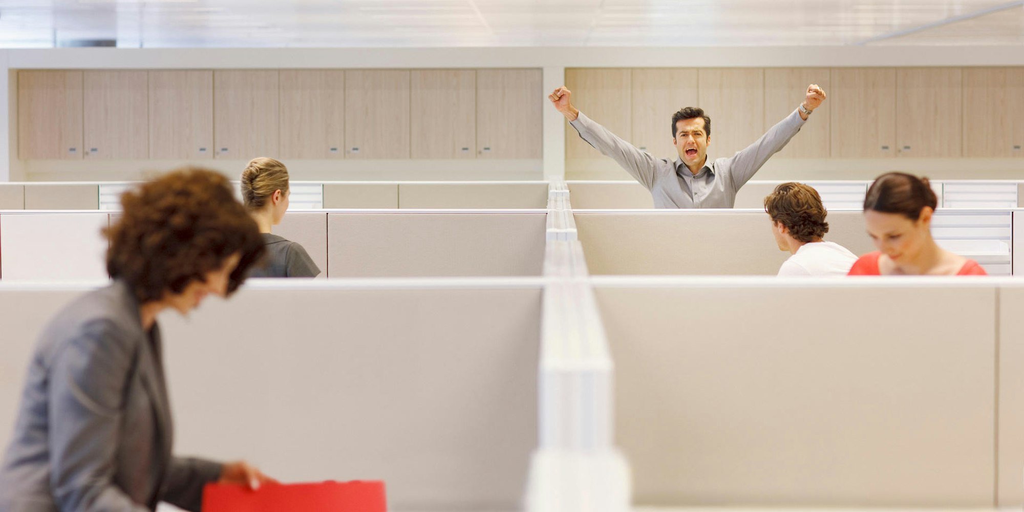 Mann im Office