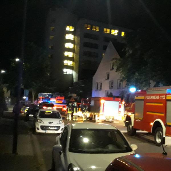 Feuerwehreinsatz am St. Josef-Hospital