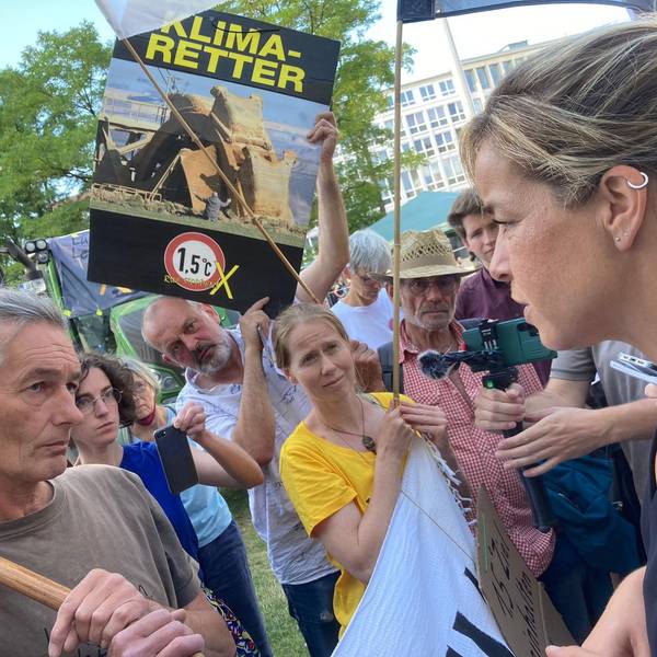 Grüne Parteitag Protest Voogt 1