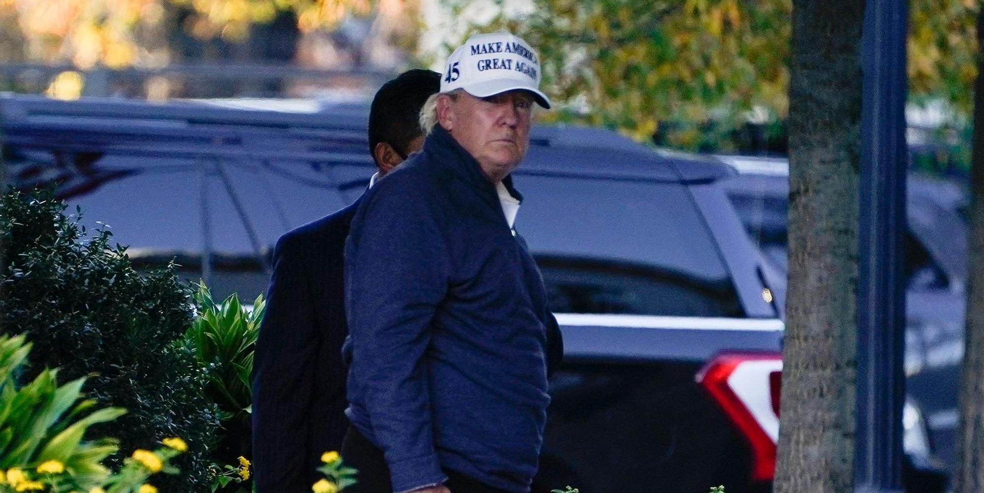 Donald Trump am Tag der Niederlage
