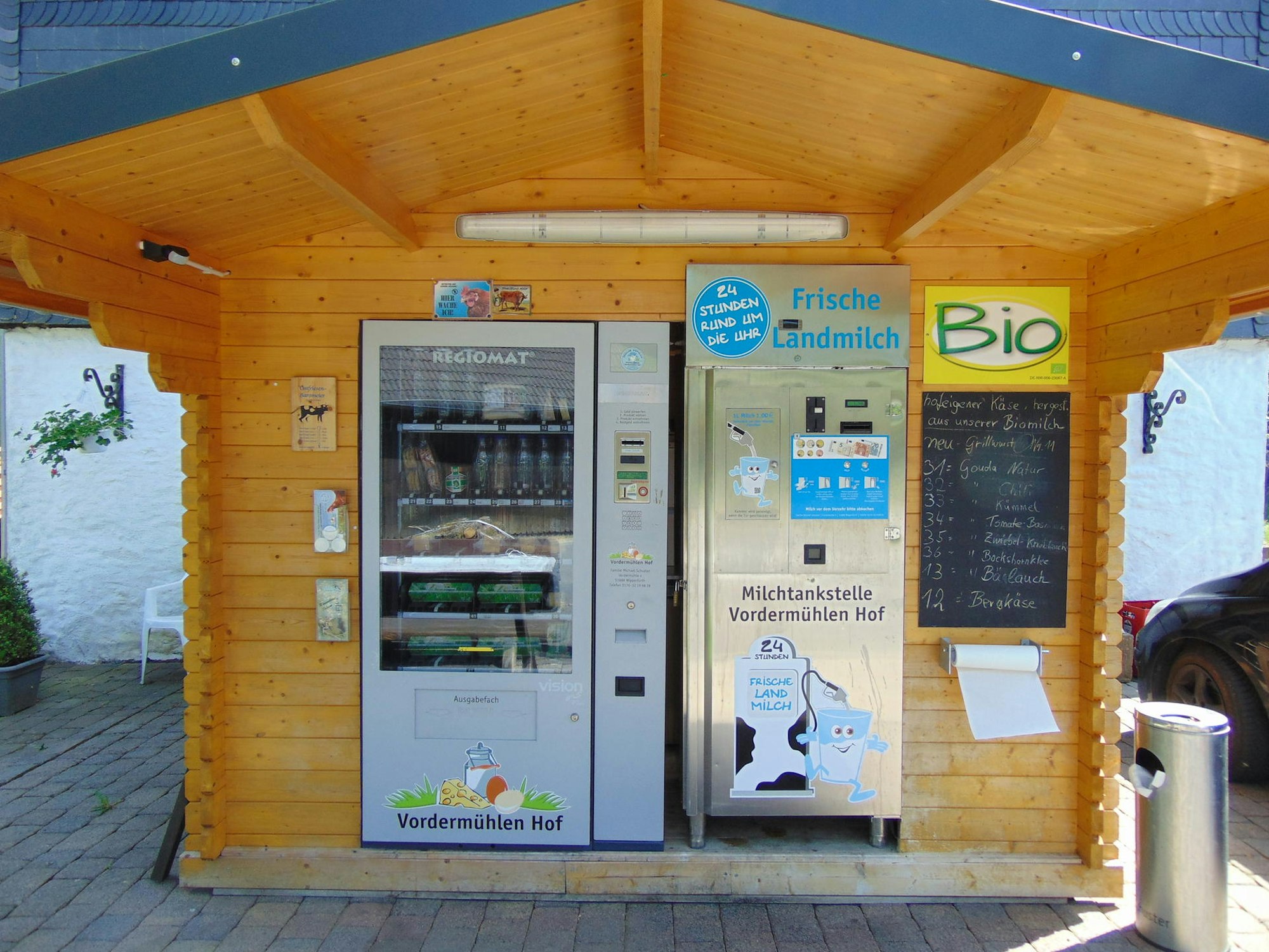 Milchtankstelle Vordermühlen Hof BILD nicht wiederverwerten