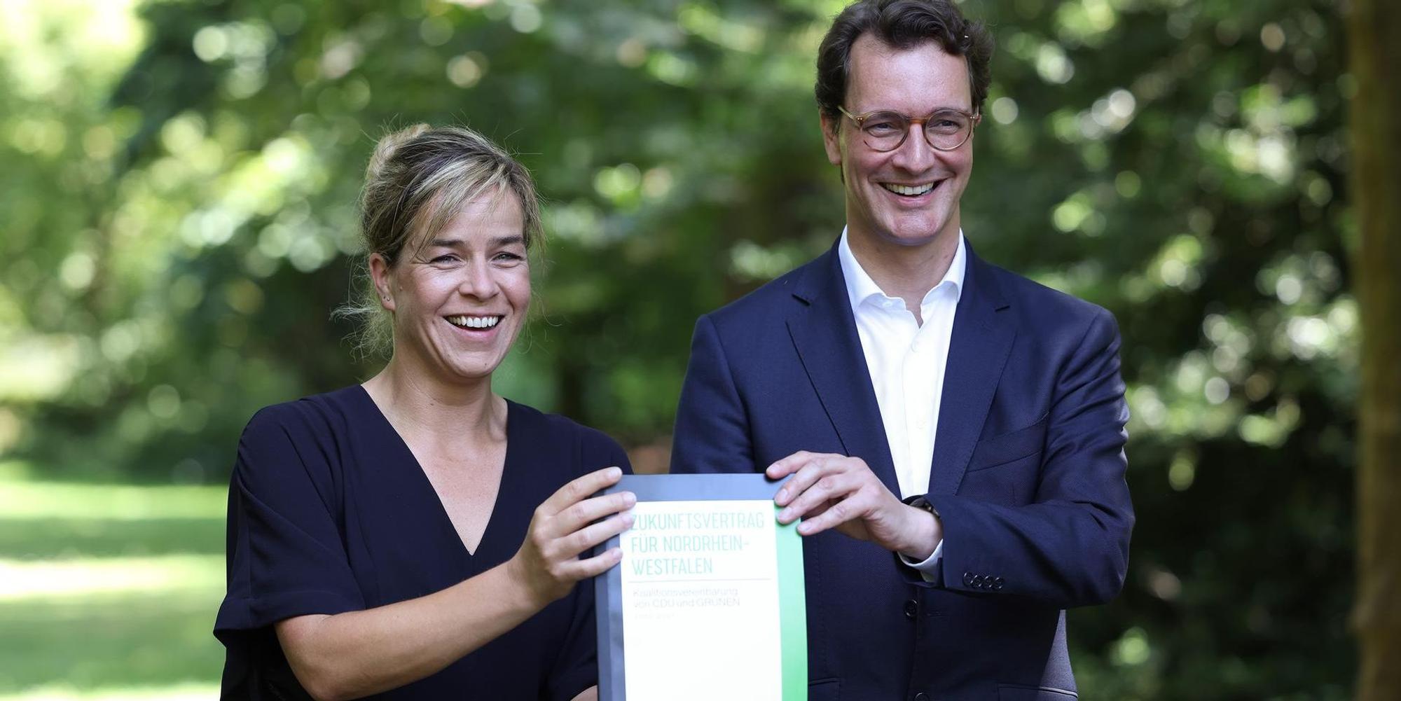 Neubaur Wüst Koalitionsvertrag n