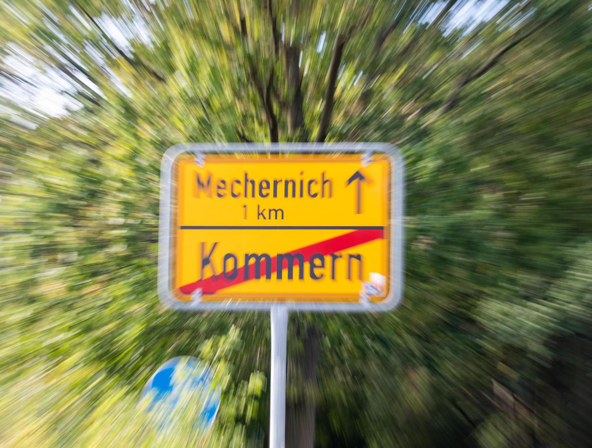 mechernich kommern straßenschild