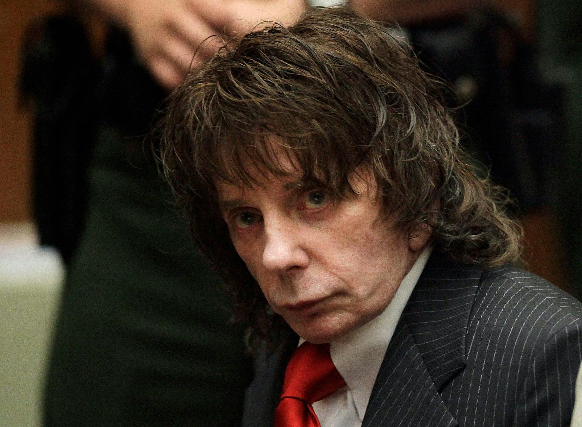 Phil Spector bei seiner Verhandlung im Jahr 2009.