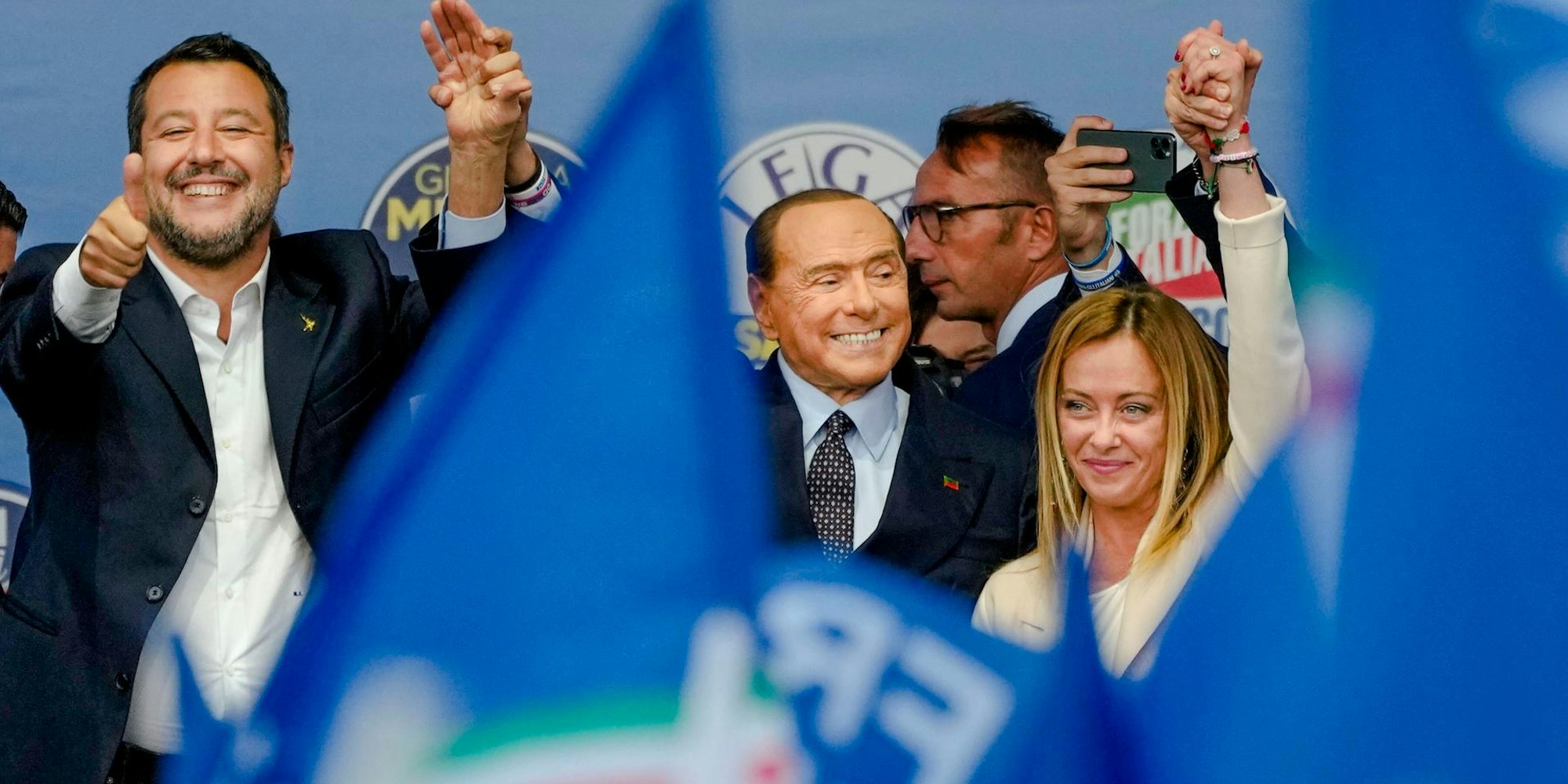 Meloni Berlusconi ap