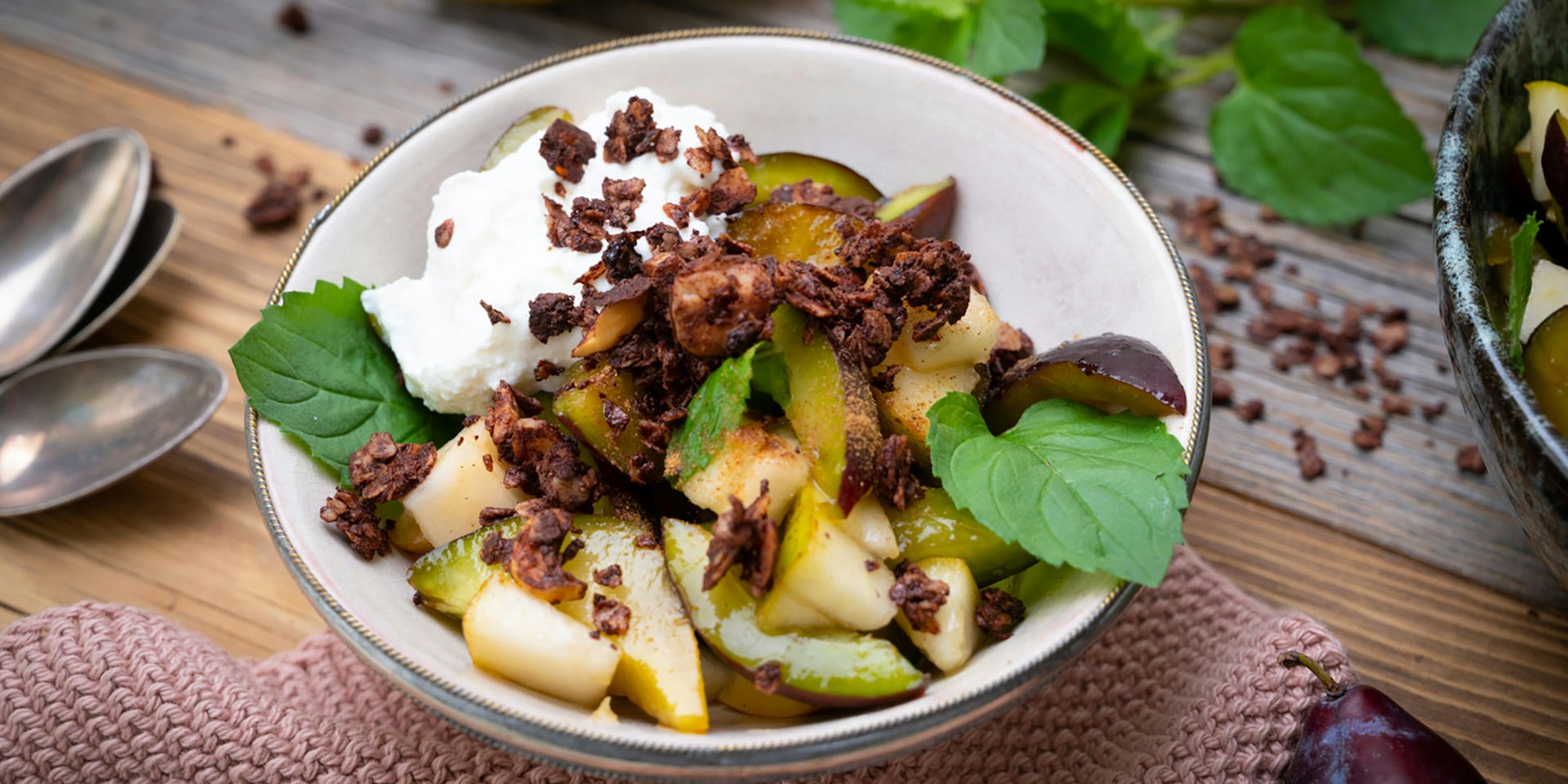 Birne_trifft_Pflaume Obstsalat