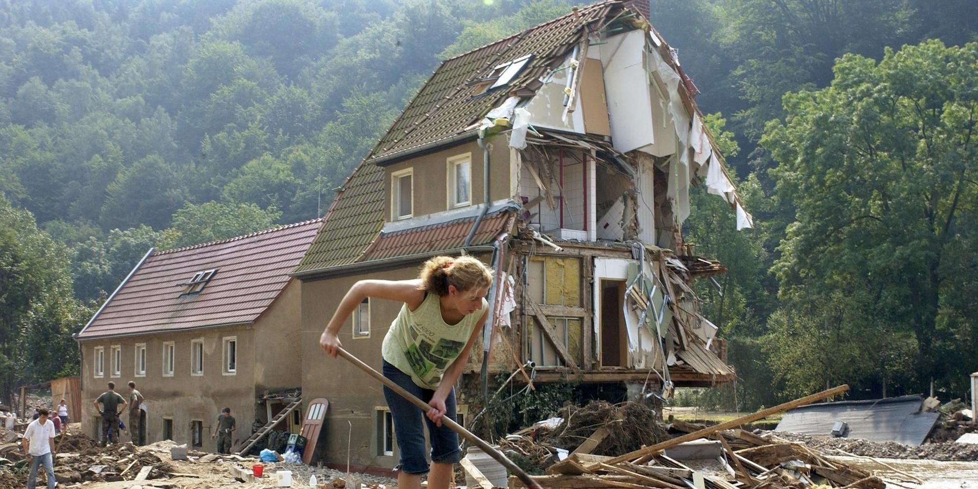 Haus Hochwasser Schaden