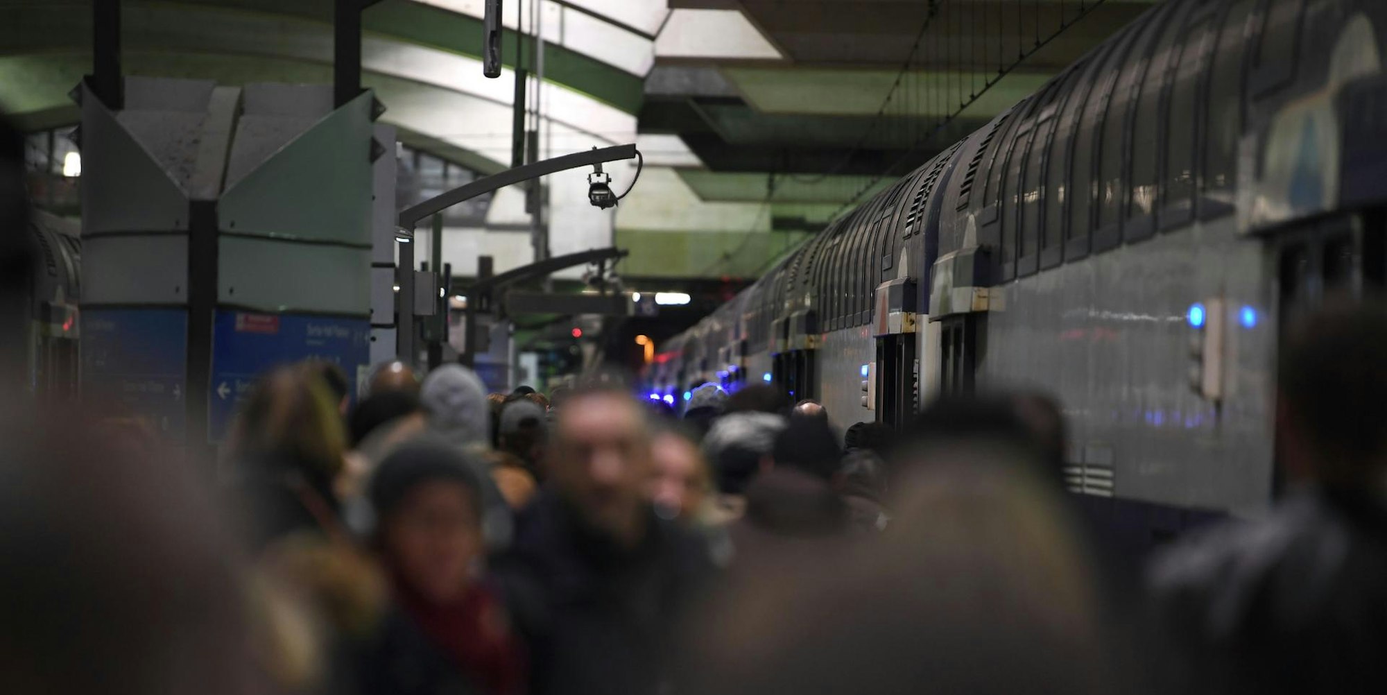 Paris Gare du Nord Streik